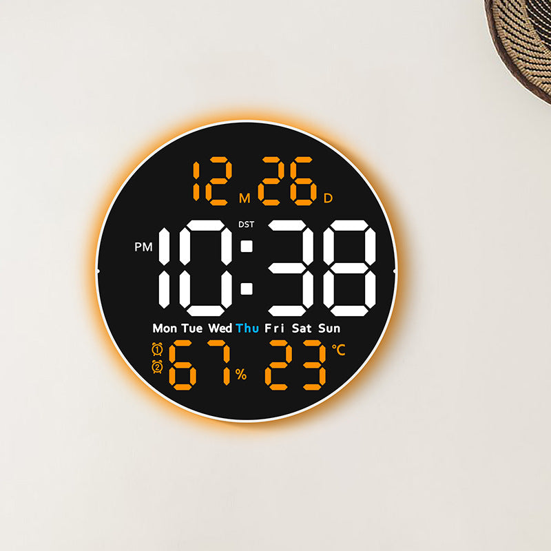 Digitaler LED-Wecker mit Hygrometer und Temperaturanzeige Brehn
