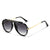 Stylische Gradient Shield Sonnenbrille Brehn