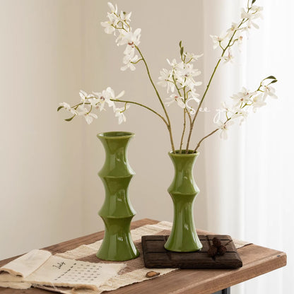 Zeitgenössische keramische dekorative Vase für Wohnkultur