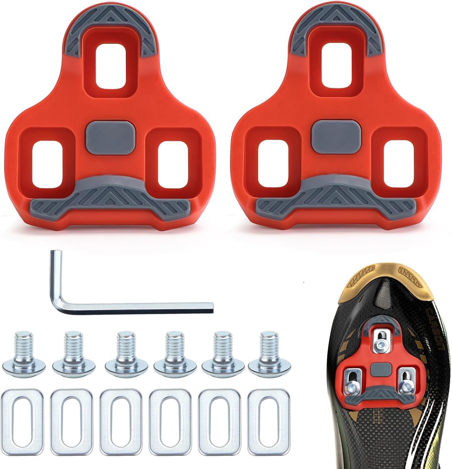 Präzisions-Fahrradschuhplatten-Set Brehn