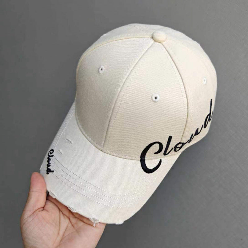 Damen Vintage Baumwoll-Baseballmütze mit Schriftzug Brehn
