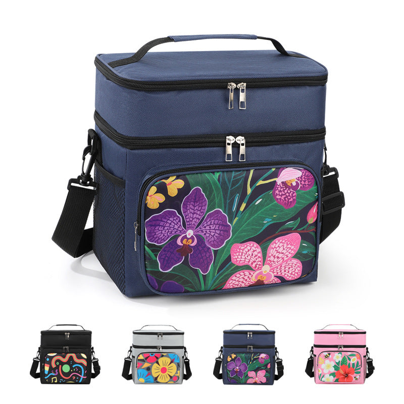 Isolierte Blumen-Lunch-Kühltasche Brehn