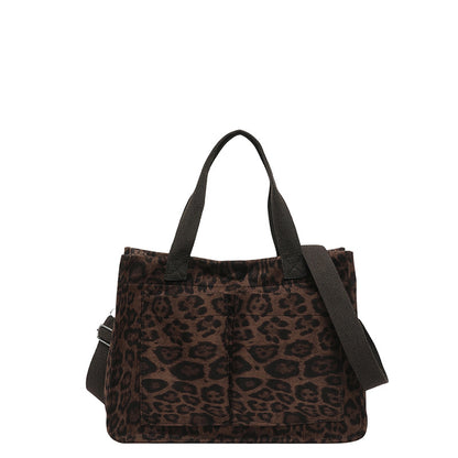 WoChic Leopardenmuster Utility Tragetasche Brehn