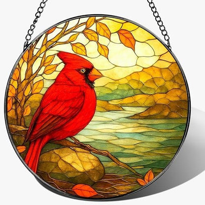 Buntglas Hund Kunst Wandbehang Brehn