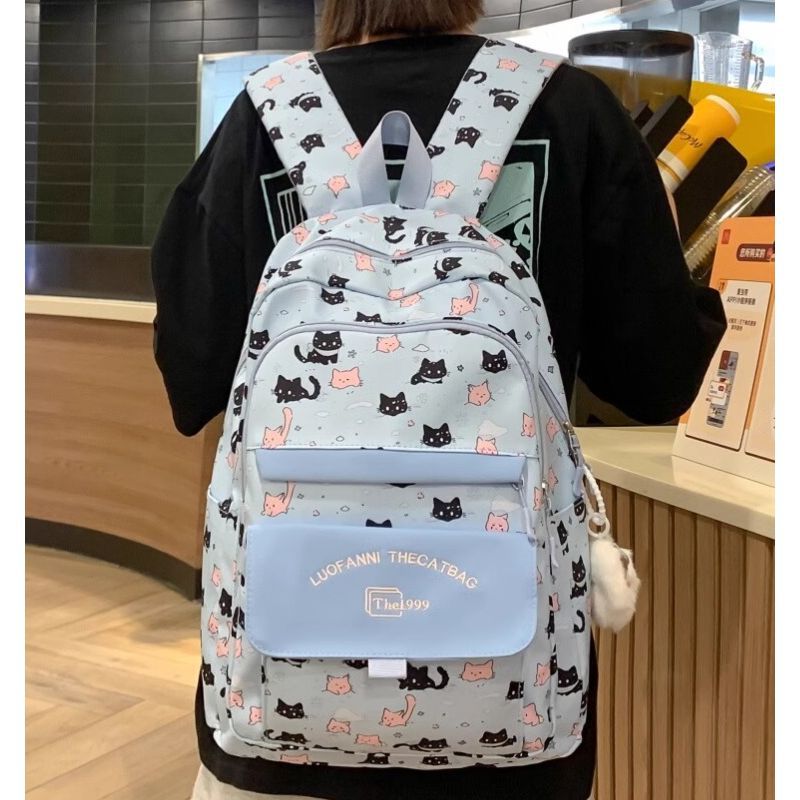 Verspielt Katzenthemen Rucksack Brehn