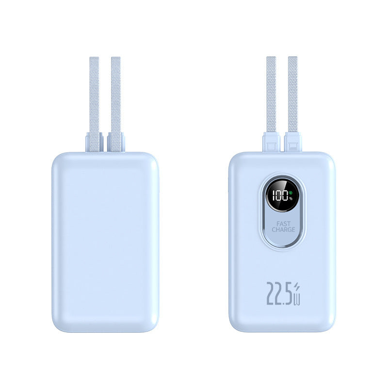 Tragbare Powerbank mit schnellem Ladegerät und digitalem Display Brehn