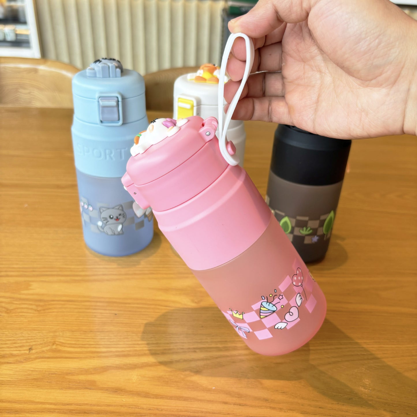 Damen kreative Isolierte Trinkflasche mit originellem Motiv Brehn