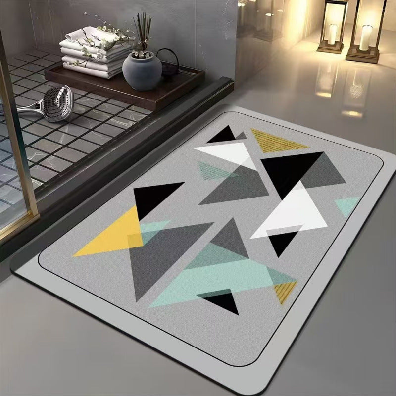 Abstraktes Geometrisches Design Badetuch