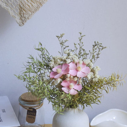 Getrocknete Blumen Botanische Anordnung