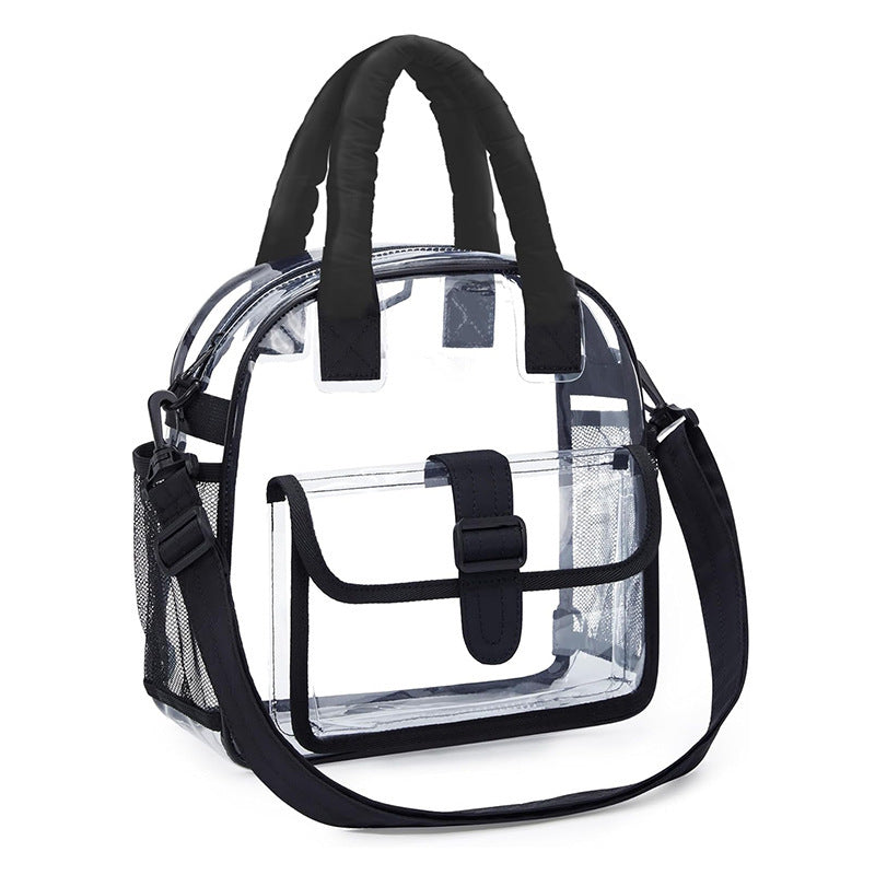 Transparente Handtasche mit Multitaskingfähigem Innenfach Brehn