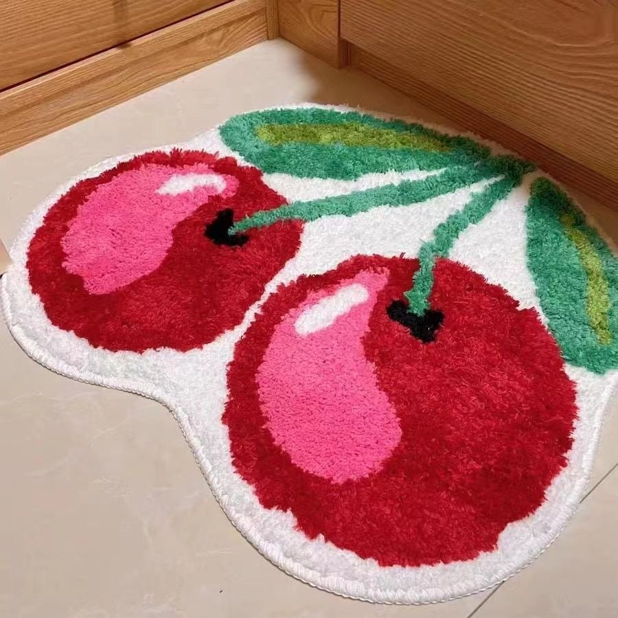 Plüsch Zitronenförmige Badematte