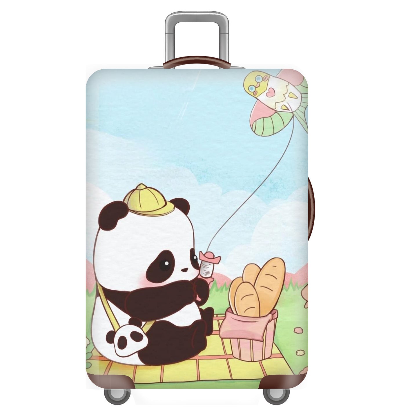 Unisex Hartschalenreisekoffer mit lustigem Pandamotiv Brehn