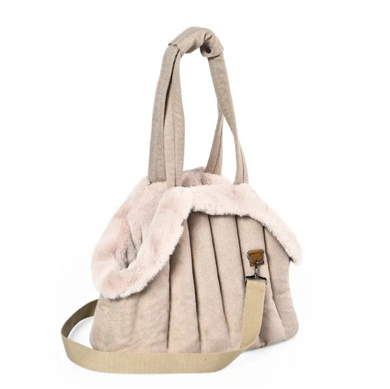 Vielseitiges Plüsch-Tragetaschen-Hundebett