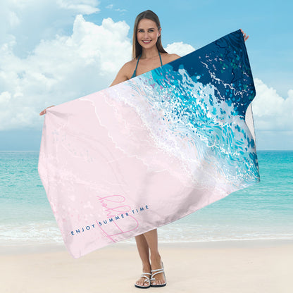 Strandtuch mit artistischem Mandala-Design Brehn