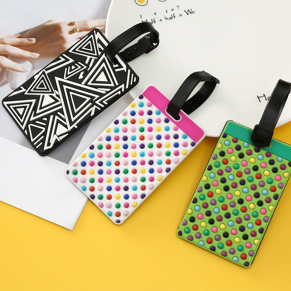 Unisex Gepäckanhänger mit modernem geometrischem Design Brehn