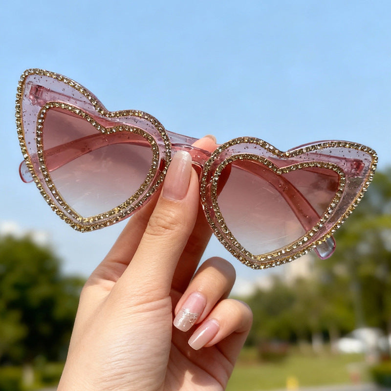 Glamouröse Herzrahmen-Sonnenbrille Brehn