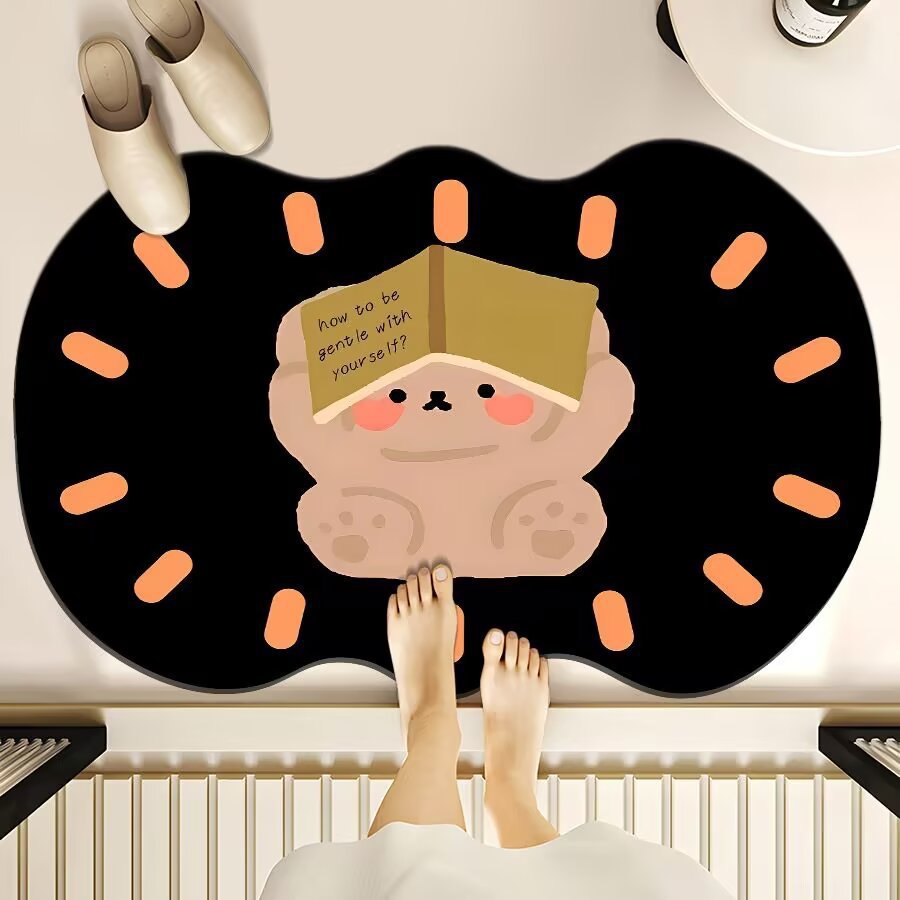 Süße Cartoon Bär Badmatte Brehn