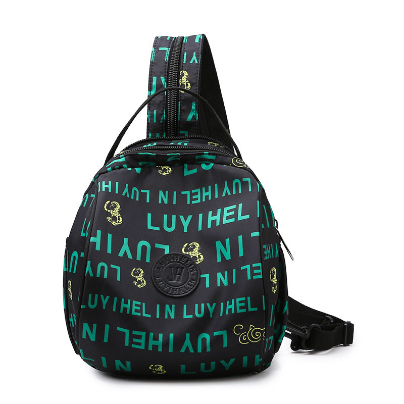 Geometrisch gemusterter Rucksack Brehn