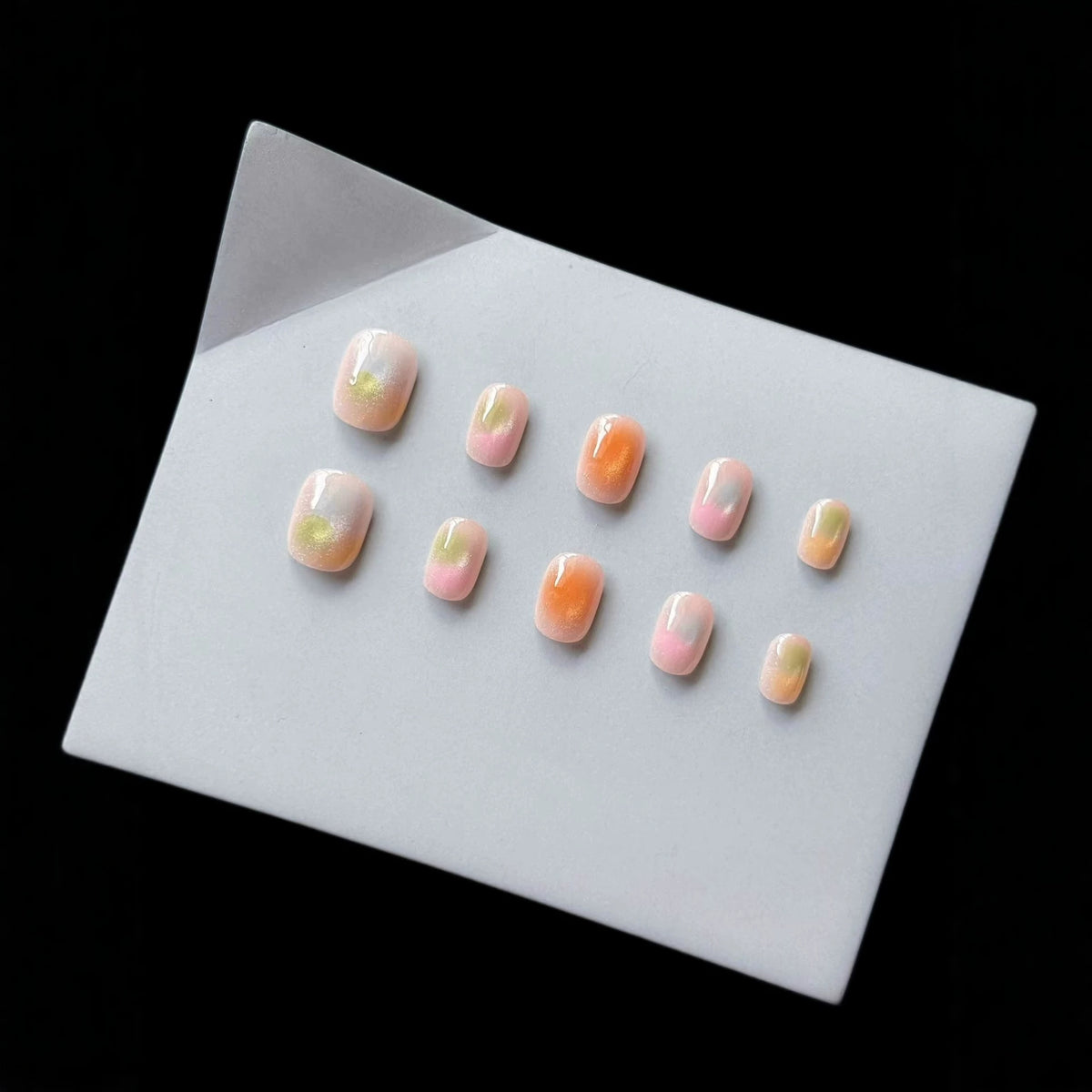 Künstlerisches Ombre-Nagel-Set