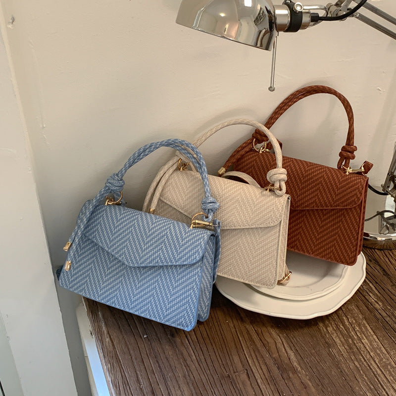 WoElegant Texturiertes Stoffhandtasche Brehn