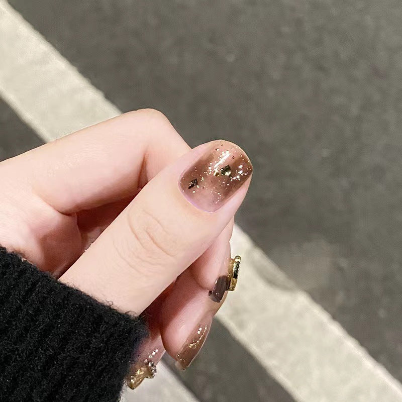 Exquisite Glitzer-Nagelkunst Brehn
