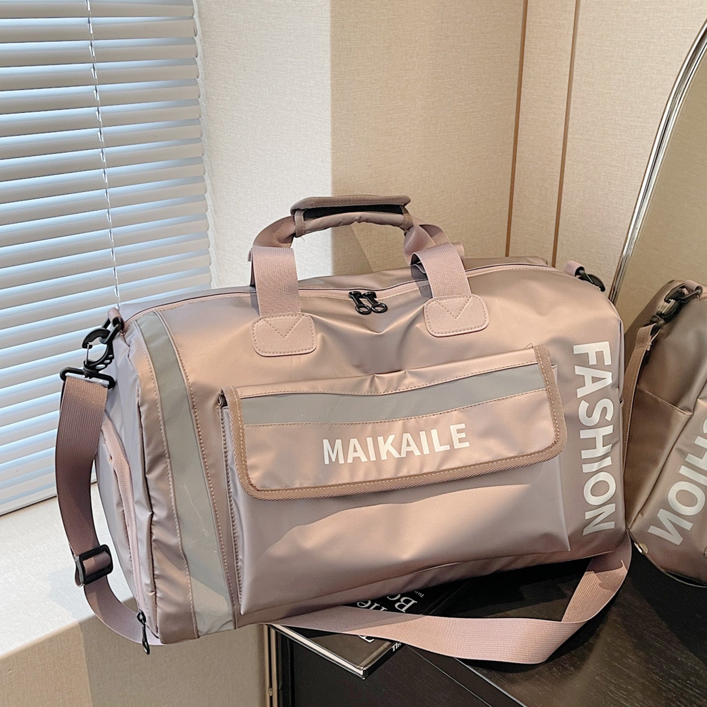 Stylische Utility Reise Duffle Brehn