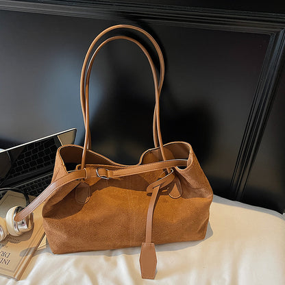 Elegante Wildleder Handtasche