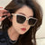Damen modische oversized Sonnenbrille im Retro-Stil Brehn