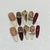 Stiletto Press-On Nagelkunst Set mit dekorativen Edelsteinakzenten Brehn