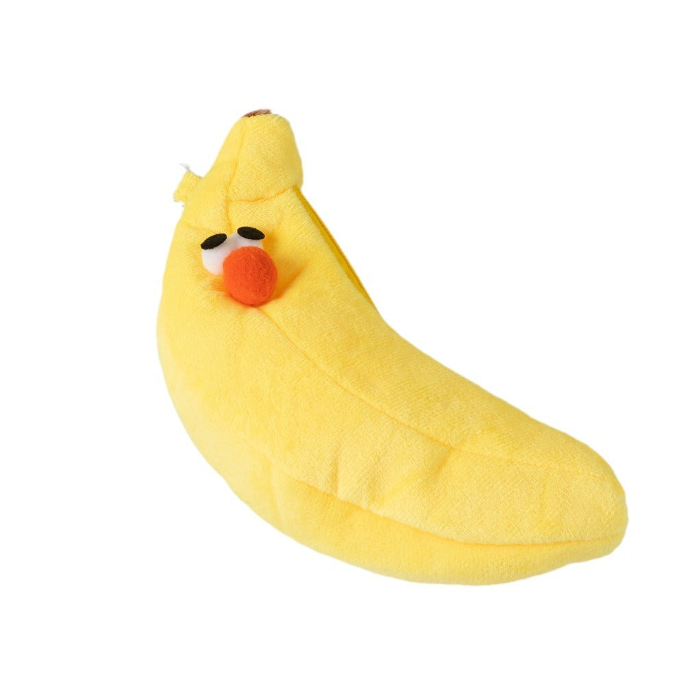 Süßes Plüsch-Bananen-Bleistiftetui Brehn