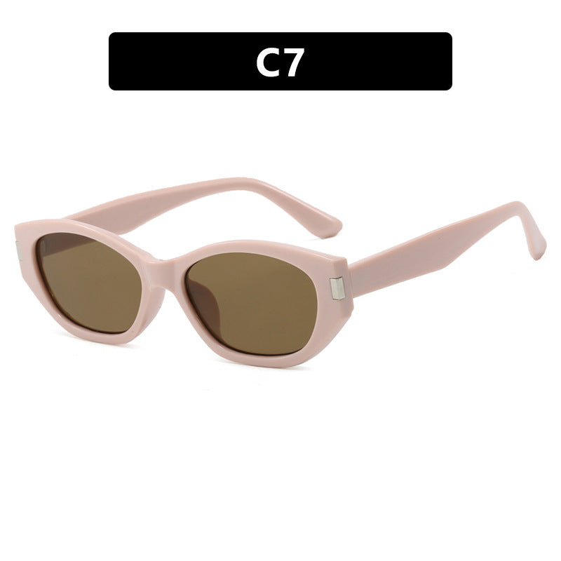 Damen modische Katzenaugen-Sonnenbrille mit eleganten Gläsern Brehn