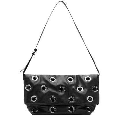 Ösen Akzentierte Schultertasche