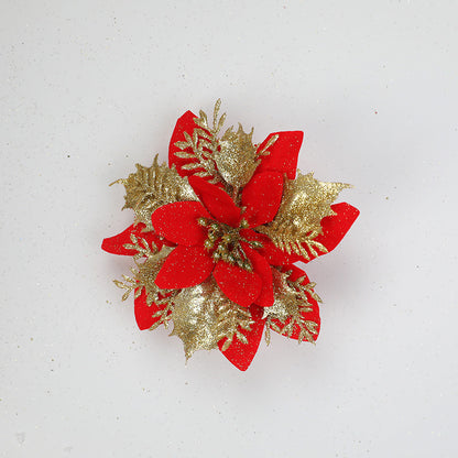 Dekorative Glitzernde Blumenbrosche Brehn