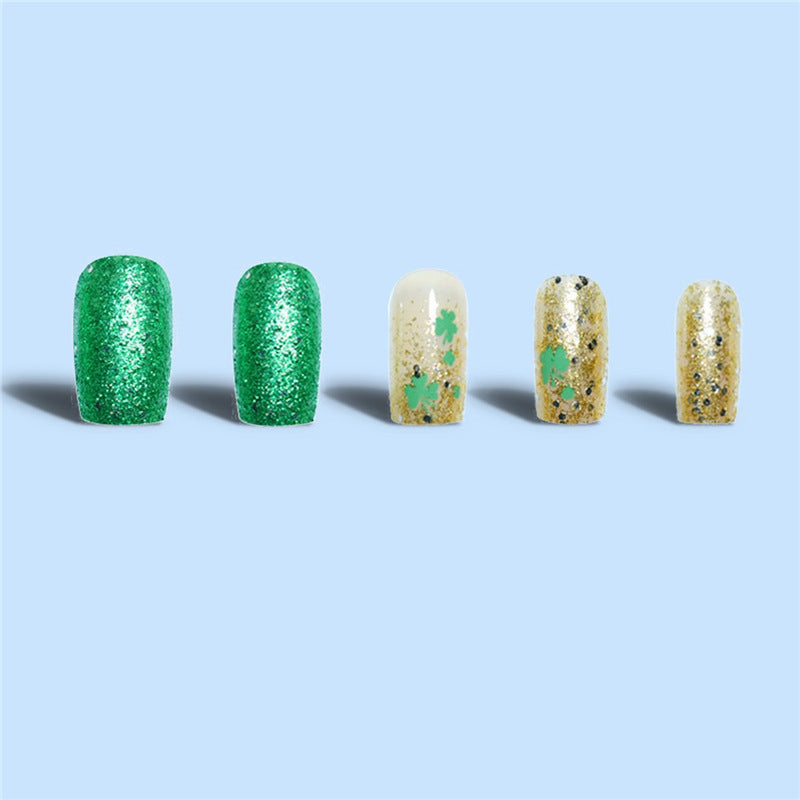 Glamouröser Festlicher Press-On Nagelset Brehn