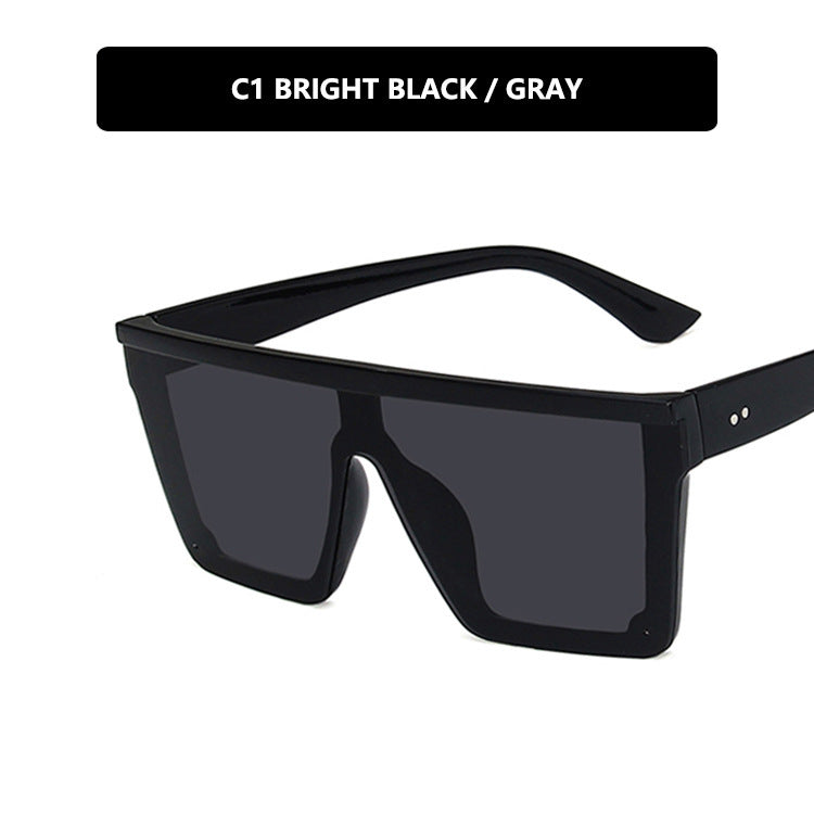 Damen futuristische Sonnenbrille im schützenden Oversized-Format Brehn