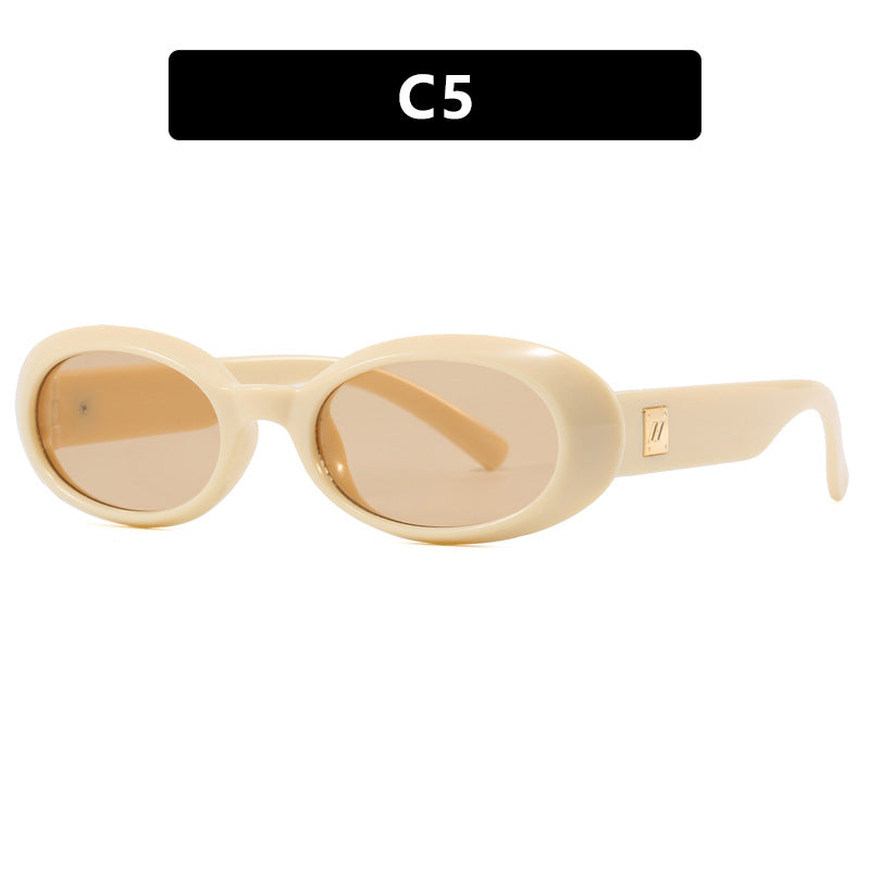 Damen exklusive Sonnenbrille im eleganten Ovaldesign Brehn