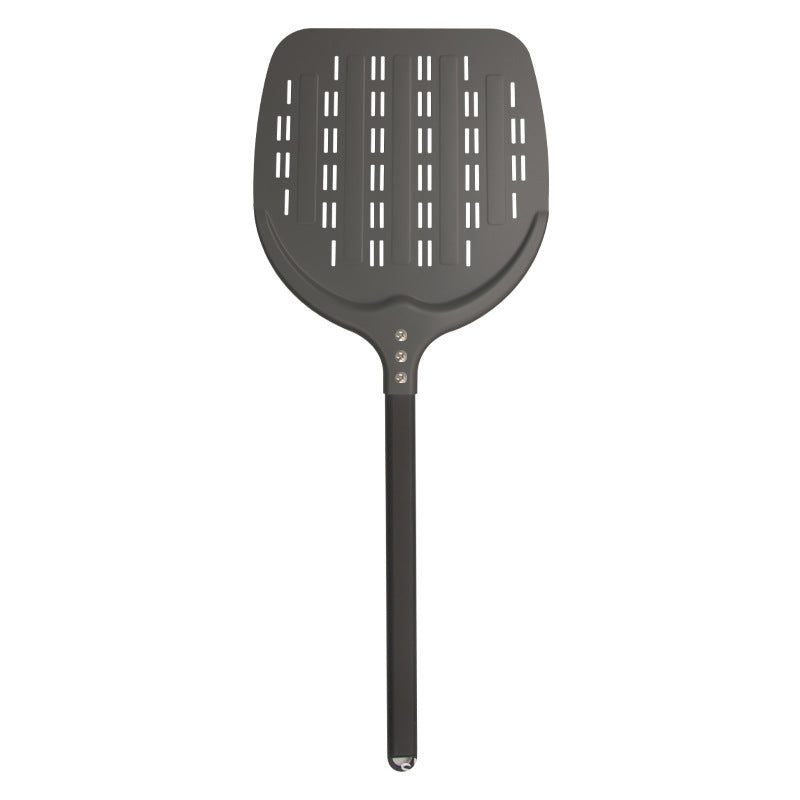 perforierter Pizzaschieber mit extra langem ergonomischem Griff Brehn