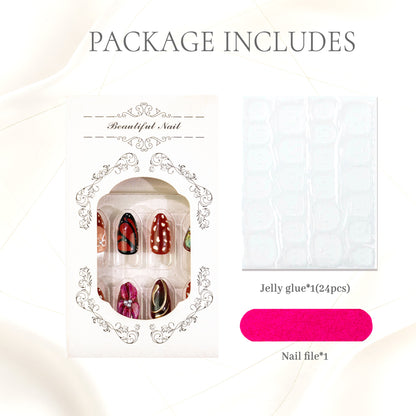 Dekoratives Press-On Nagelset