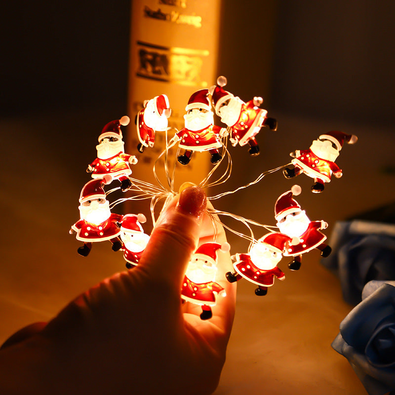 LED Weihnachtsmann Lichterkette Brehn
