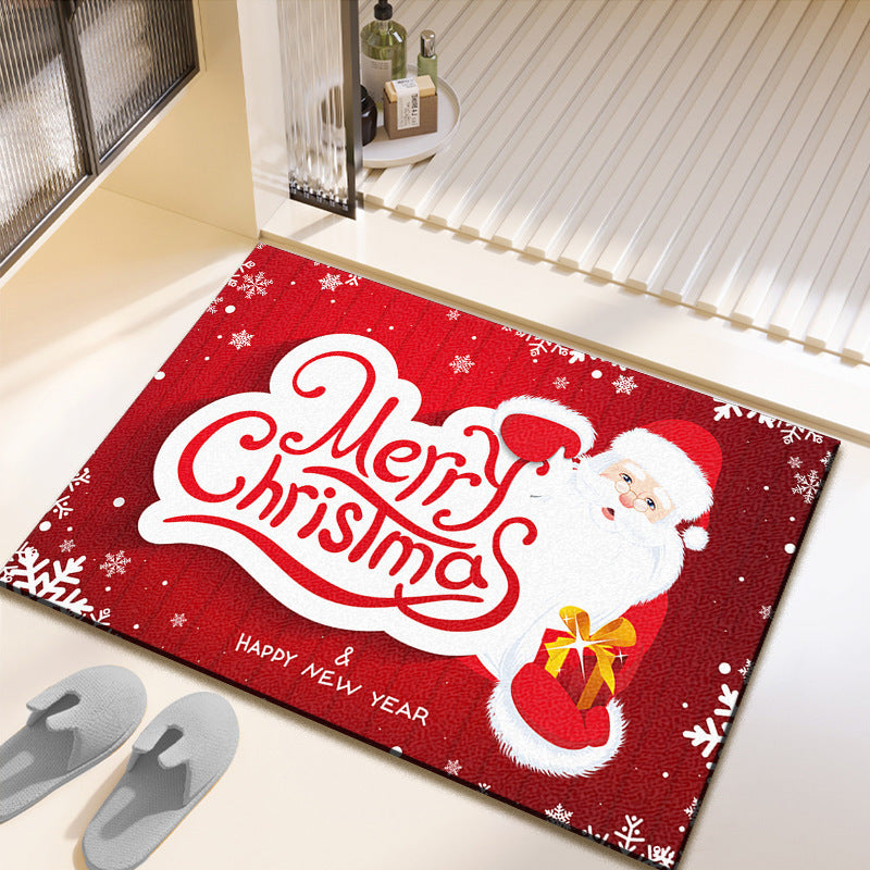 Festliche Weihnachts-Motiv-Badmatte Brehn