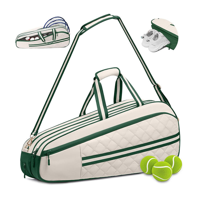 Stylische Tennisracket- und Ausrüstungs-Tragetasche Brehn
