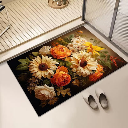 Florales Druckbereichsmatte Brehn