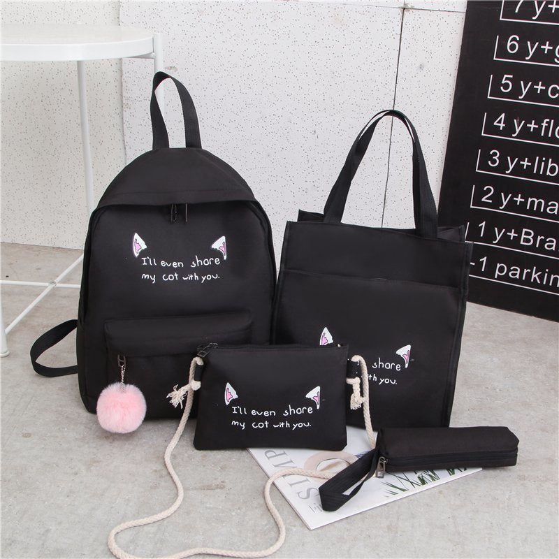 Süßes Charakter Mehrteiliger Rucksack Set Brehn