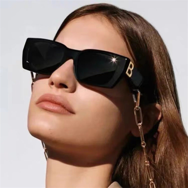 Damen trendige Sonnenbrille mit markantem Design Brehn