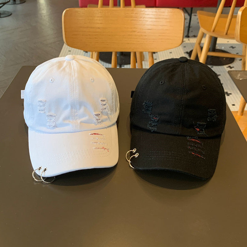 Unisex distressed Baumwoll verstellbare Baseballmütze Brehn