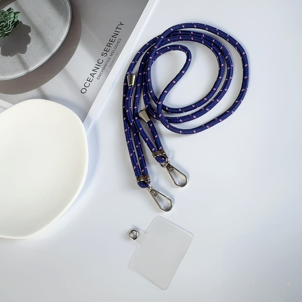 Verstellbare Lanyard mit doppelten Clips Brehn