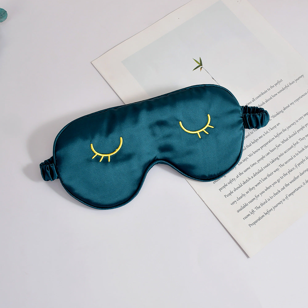 Unisex nan seidigweiche Augenmaske mit ergonomischer Kontur und verstellbarem Elastikband Brehn