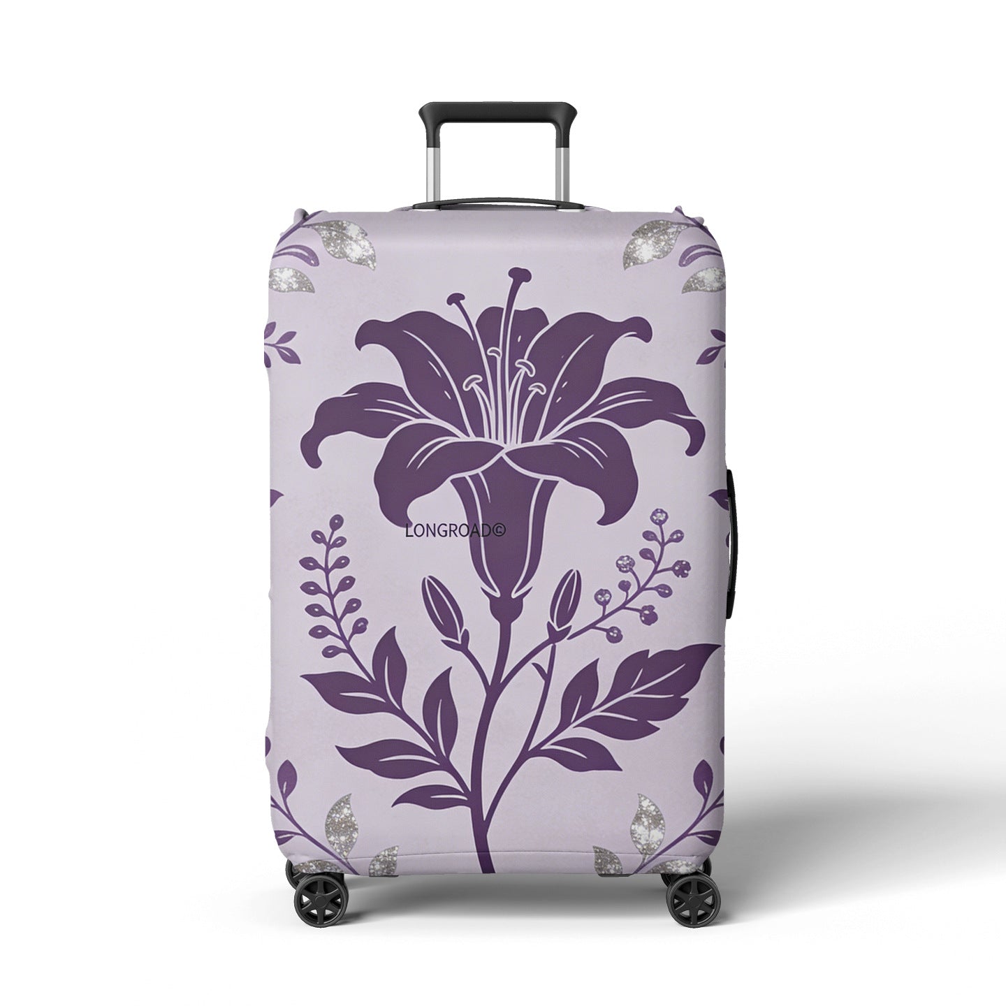 Damen Kofferschutz mit eleganten Blumenmuster Brehn
