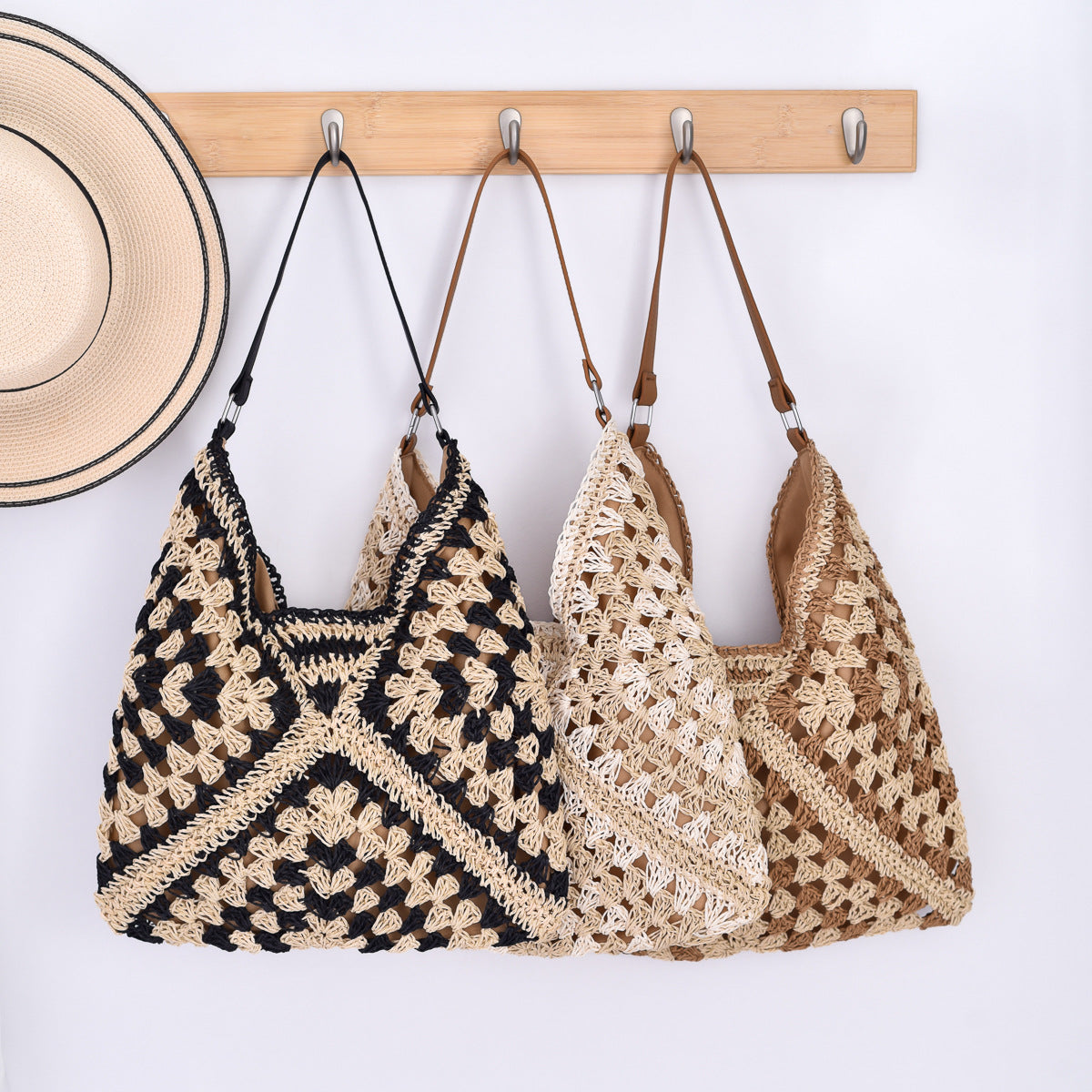 Hobo-Tasche Im Modernen Makramee-Stil Brehn