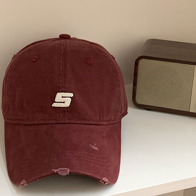Herren Distressed Baumwolle Verstellbare Baseballmütze Brehn